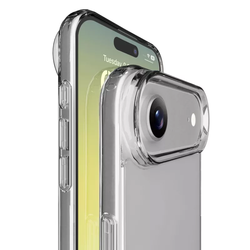 Cellularline Clear Protect - iPhone Air hardcase met rubberen randen