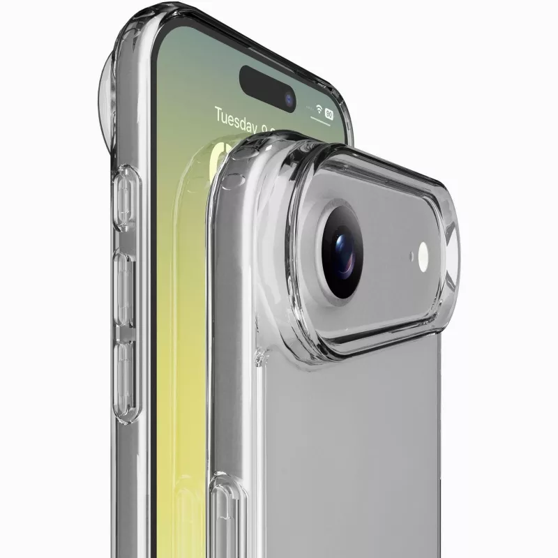Cellularline Clear Protect - iPhone Air hardcase met rubberen randen