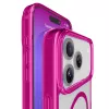 Cellularline Iconic Mag - iPhone 17 Pro transparante hoes met gekleurde randen, compatibel met het MagSafe-ecosysteem