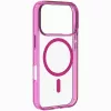 Cellularline Iconic Mag - iPhone 17 Pro transparante hoes met gekleurde randen, compatibel met het MagSafe-ecosysteem