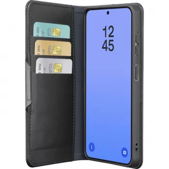 Cellularline Book Agenda - Galaxy S26 Ultra boekhoes met kunstleren afwerking, magneetsluiting, RFID-bescherming en standfunctie