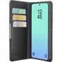 Cellularline Book Agenda - Galaxy S26 boekhoes met kunstleren afwerking, magneetsluiting, RFID-bescherming en standfunctie.