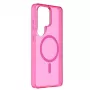 Cellularline FROSTY MAG - Galaxy S26 Ultra halftransparante hoes met matte afwerking en gekleurde randen, compatibel met het Qi2-ecosysteem en magnetische accessoires voor Samsung.