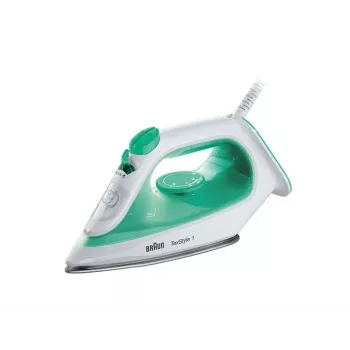 Braun TexStyle 1 SI 1040 GR stoomstrijkijzer keramische zool 2000 W groen, wit