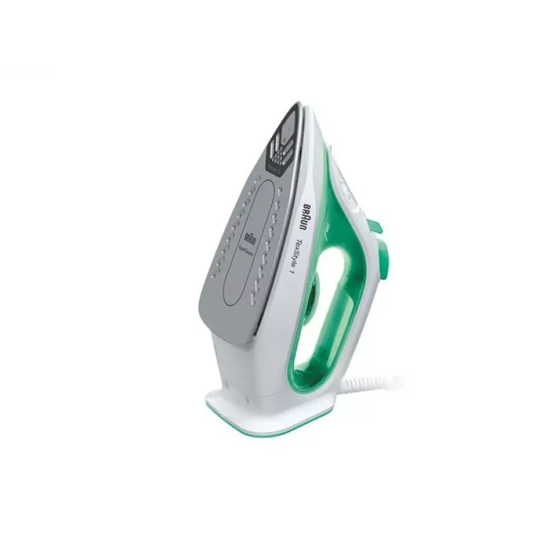 Braun TexStyle 1 SI 1040 GR stoomstrijkijzer keramische zool 2000 W groen, wit