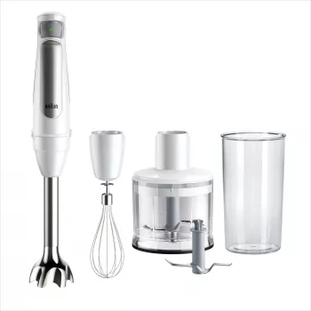 Braun MultiQuick 7 MQ7035IWH 0,6 L staafmixer 1000 W roestvrij staal, wit