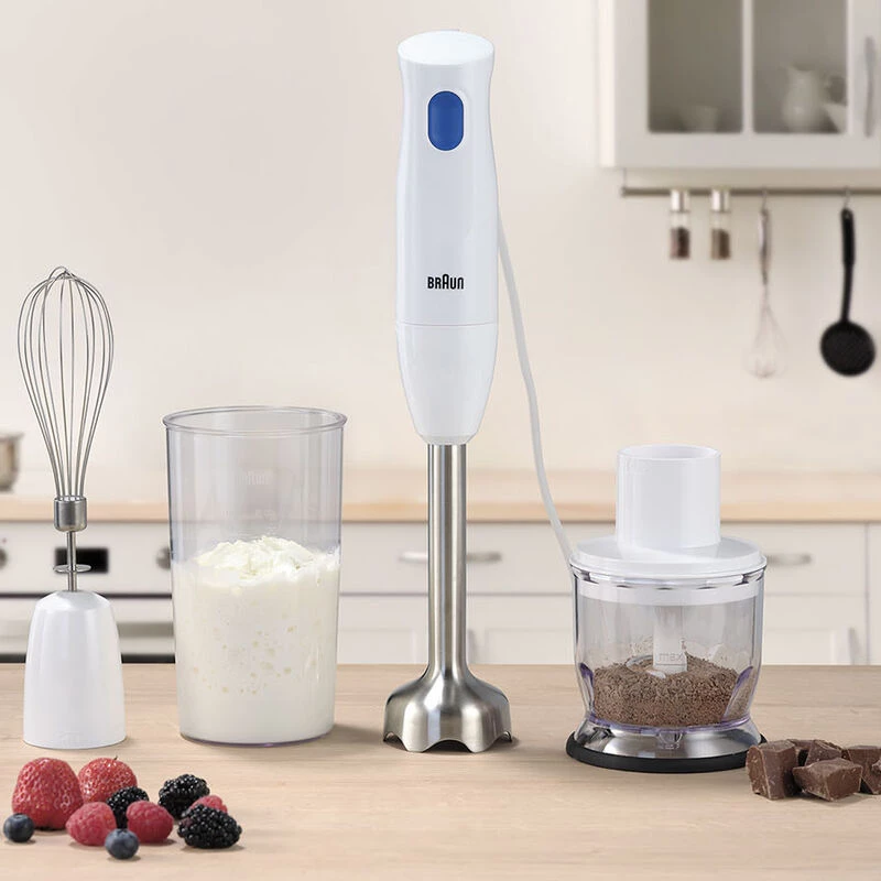 Braun MultiQuick 1 MQ10.202M WH 0,6 L staafmixer 450 W roestvrij staal, wit