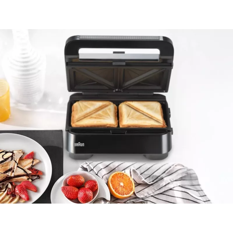 Braun Snack Maker 5 SM5000 sandwichmaker 800 W zwart