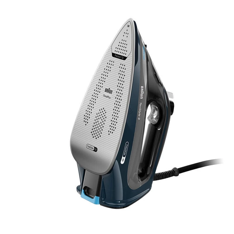 Braun TexStyle 9 0127409002 strijkijzer stoomstrijkijzer EloxalPlus-strijkzool 3200 W donkerblauw