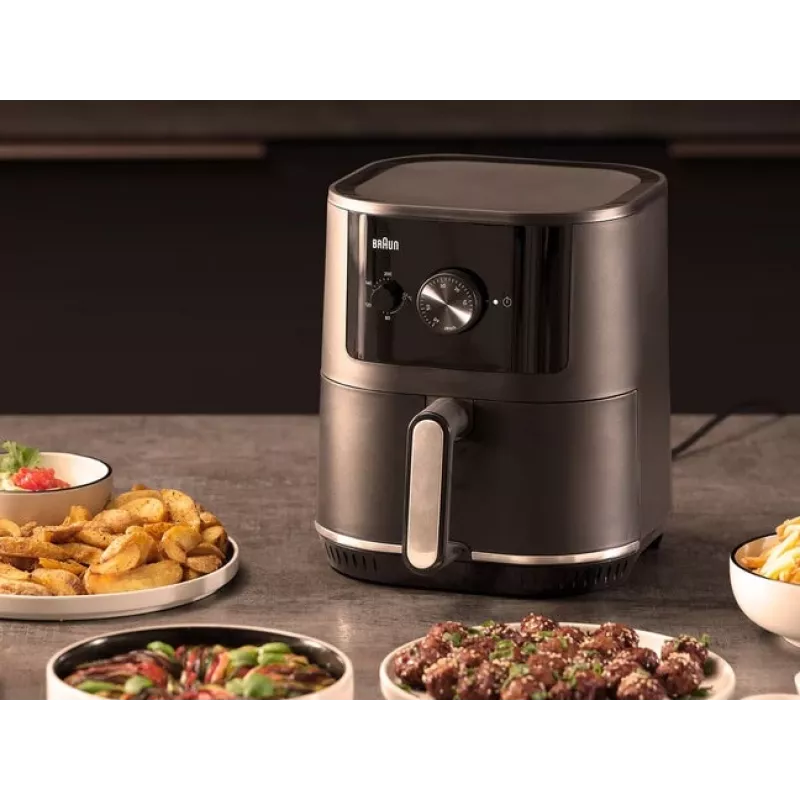 Braun Multi Fry 3 Single 4,3 l losstaand apparaat 1500 W heteluchtfriteuse zwart