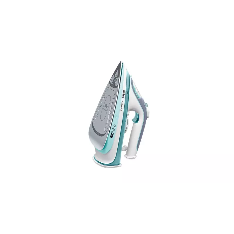 Braun TexStyle 3 SI 5017 GR stoomstrijkijzer keramische zool 2700 W grijs, turquoise, wit