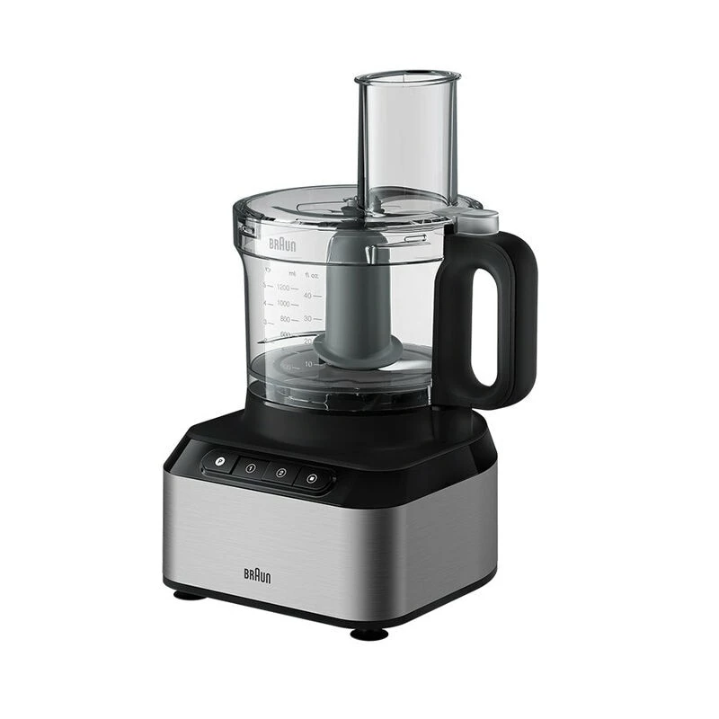 Braun FP 3233 SI keukenmachine 800 W 2,1 L zwart, roestvrij staal