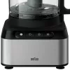 Braun FP 3233 SI keukenmachine 800 W 2,1 L zwart, roestvrij staal