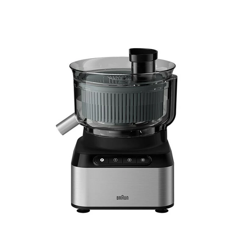 Braun FP 3233 SI keukenmachine 800 W 2,1 L zwart, roestvrij staal