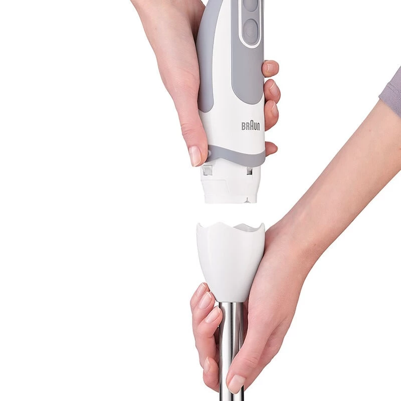 Braun MQ 5235 WH 0,5 L kookmixer 1000 W grijs, wit