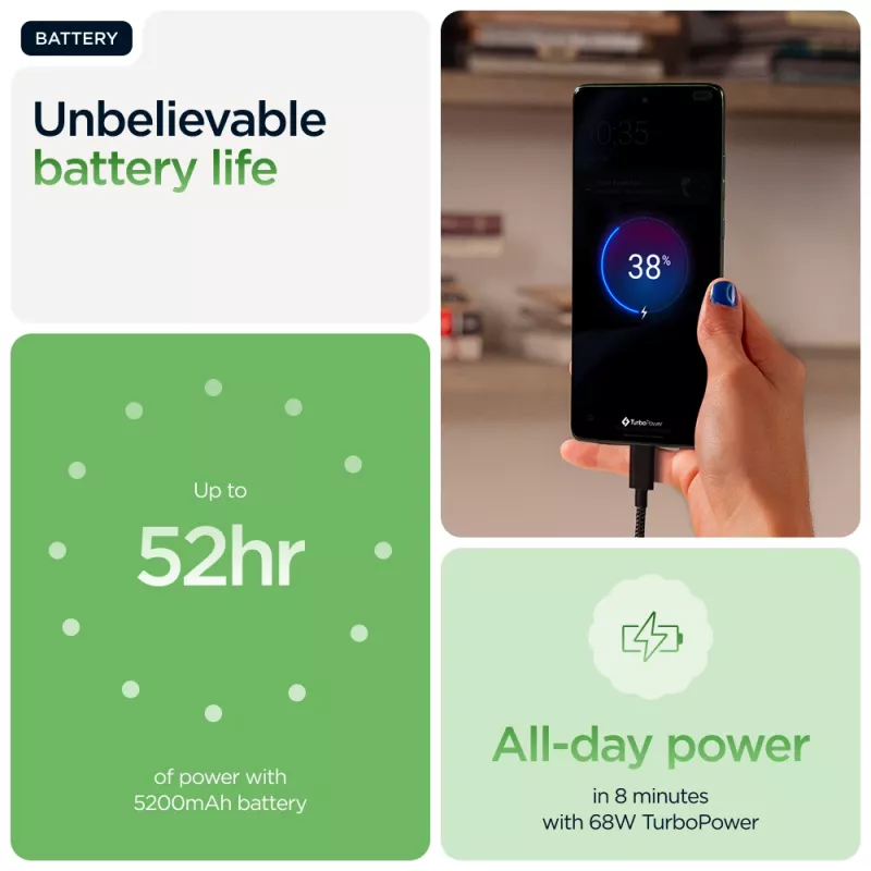 Motorola edge 60 16,9 cm (6,67 inch) dual-sim Android 15 5G USB Type-C 8 GB 256 GB 5200 mAh groen