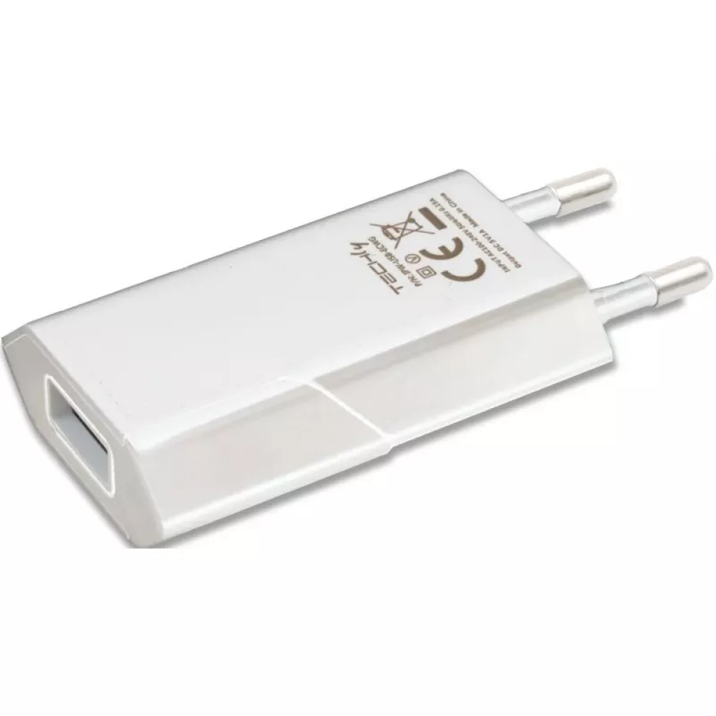 Techly IPW-USB-ECWW oplader voor mobiele apparaten universeel wit AC binnen