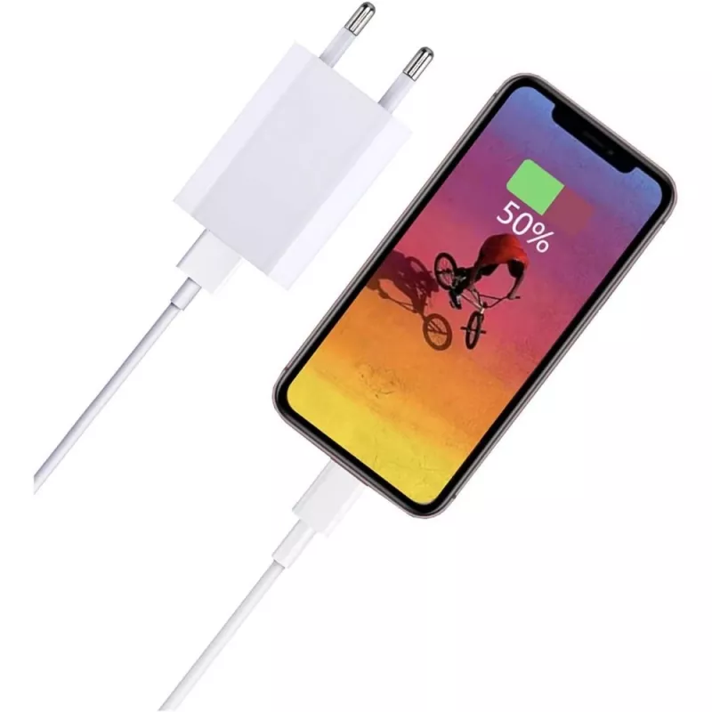 Techly IPW-USB-ECWW oplader voor mobiele apparaten universeel wit AC binnen
