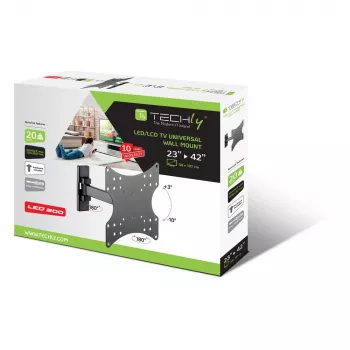 Techly ICA-LCD 2901E tv-muurbeugel/standaard 106,7 cm (42 inch) zwart