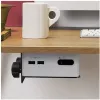 Techly onder tafel verstelbare CPU-houder, 5 kg, 75 x 75 mm, 100 x 100 mm, zwart