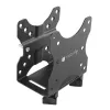 Techly onder tafel verstelbare CPU-houder, 5 kg, 75 x 75 mm, 100 x 100 mm, zwart