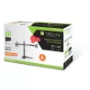 Techly ICA-LCD 2524 Monitorarm / -standaard 81,3 cm (32 inch) bureau zwart
