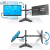 Techly ICA-LCD 2524 Monitorarm / -standaard 81,3 cm (32 inch) bureau zwart