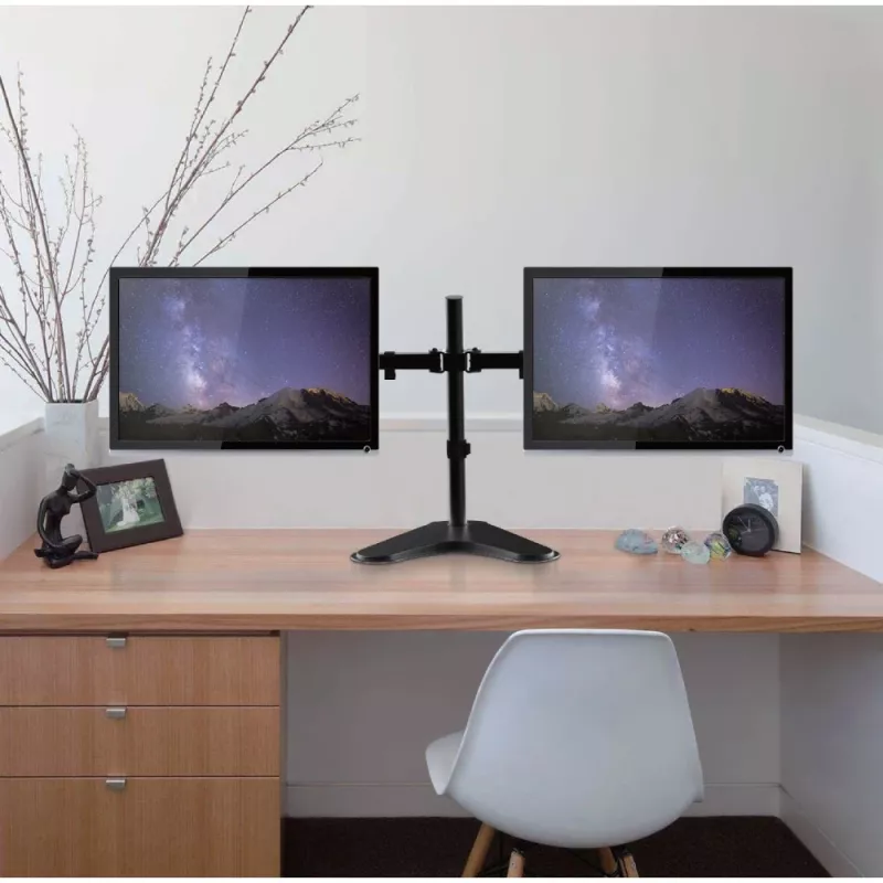 Techly ICA-LCD 2524 Monitorarm / -standaard 81,3 cm (32 inch) bureau zwart