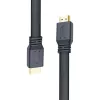 Techly HDMI 2.0 platte kabel High Speed met Ethernet A/A M/M 1m