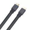 Techly HDMI 2.0 platte kabel High Speed met Ethernet A/A M/M 1m