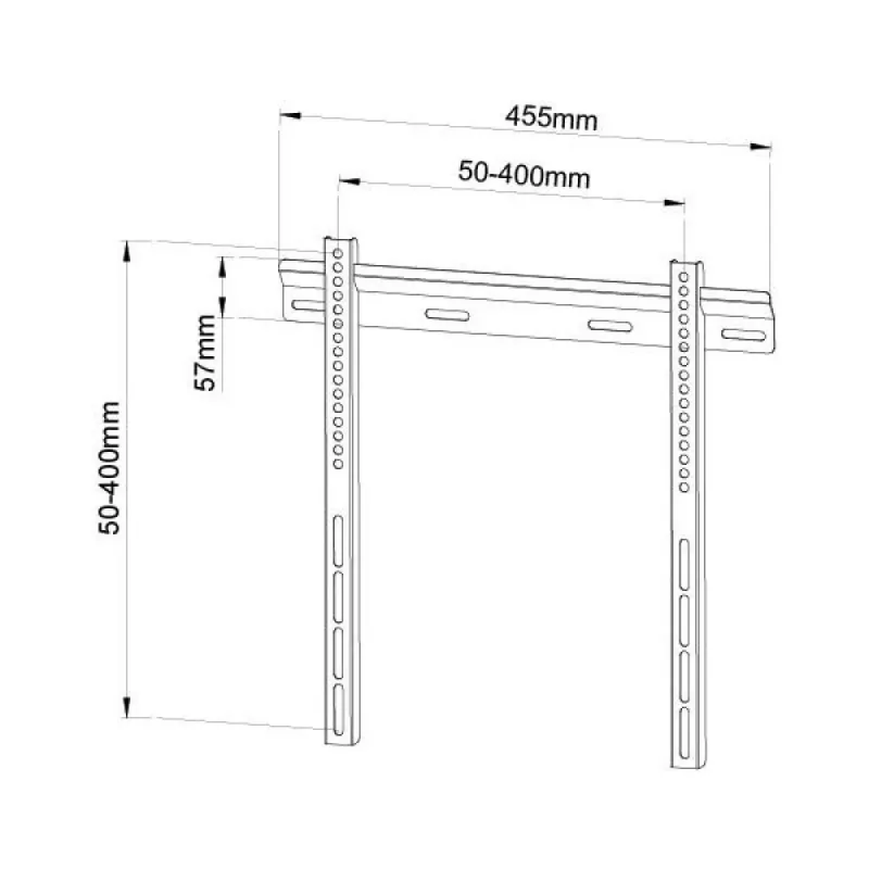 Techly ICA-PLB-114M 139,7 cm (55 inch) zwart