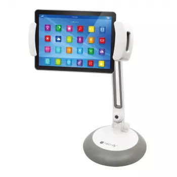 Techly universele desktopstandaard voor smartphone en tablet tot 10 inch