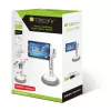 Techly universele desktopstandaard voor smartphone en tablet tot 10 inch