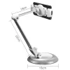 Techly universele desktopstandaard voor smartphone en tablet tot 10 inch