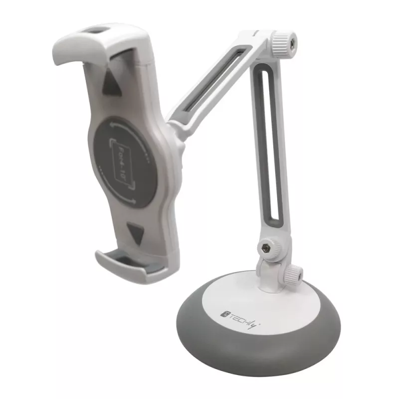 Techly universele desktopstandaard voor smartphone en tablet tot 10 inch