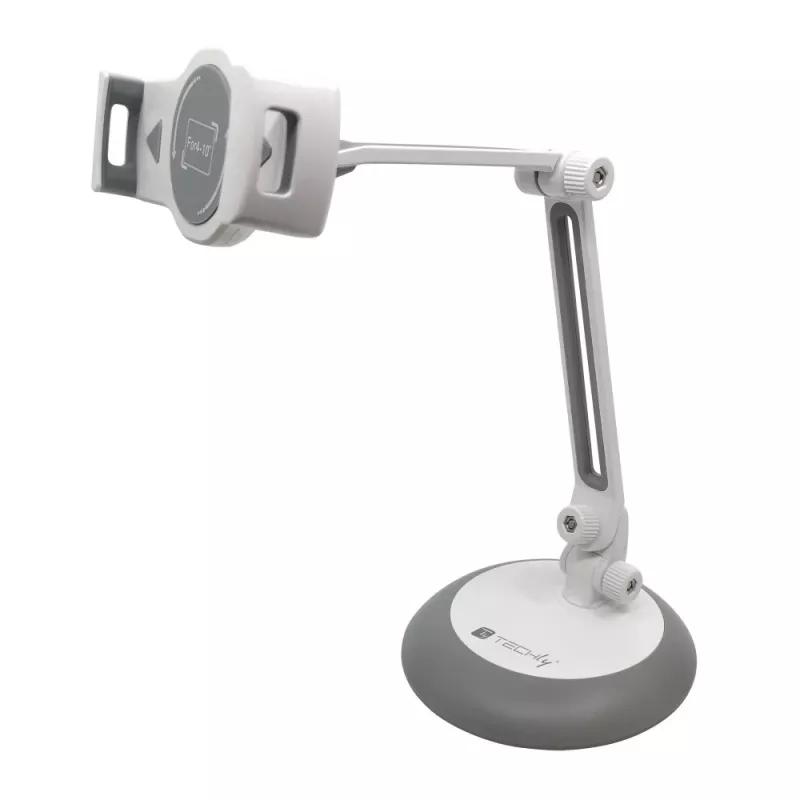 Techly universele desktopstandaard voor smartphone en tablet tot 10 inch
