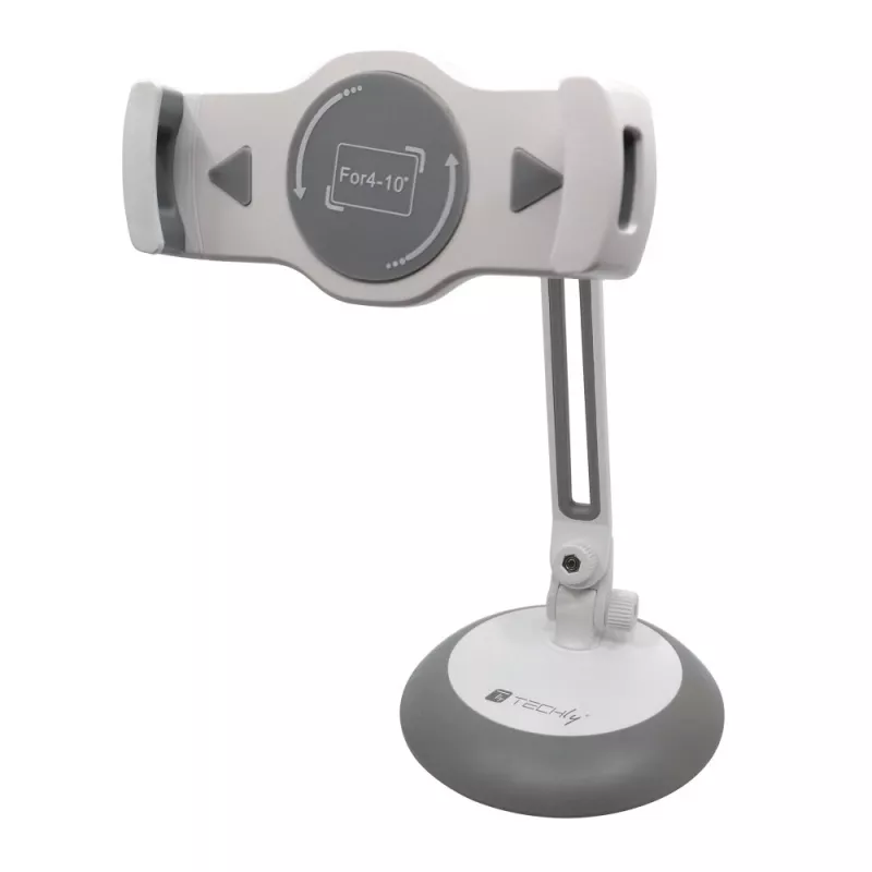 Techly universele desktopstandaard voor smartphone en tablet tot 10 inch