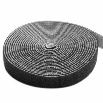 Techly klittenbandrol kabelmanagement lengte 10 m breedte 20 mm zwart