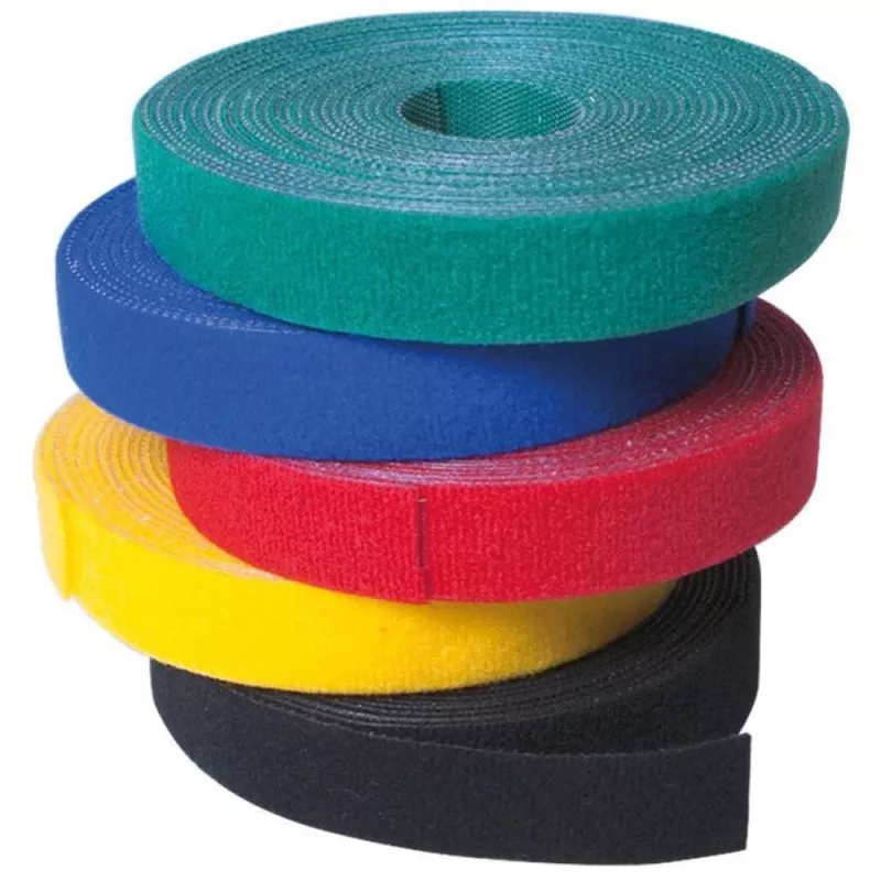 Techly klittenbandrol kabelmanagement lengte 10 m breedte 20 mm zwart