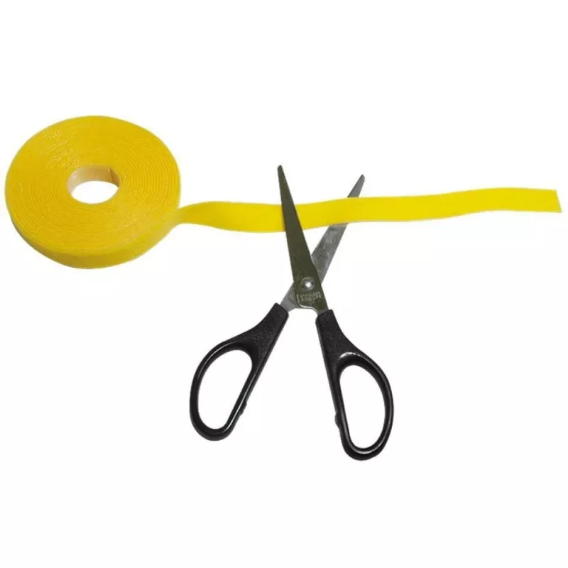Techly klittenbandrol kabelmanagement lengte 10 m breedte 20 mm zwart