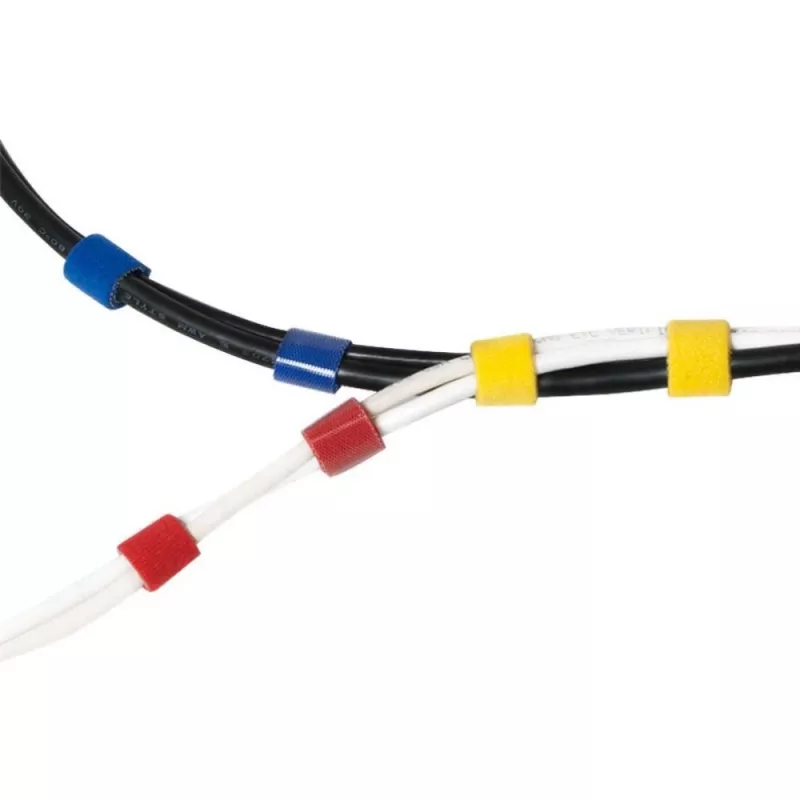 Techly klittenbandrol kabelmanagement lengte 10 m breedte 20 mm zwart