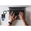 Techly compacte smartcard-lezer/schrijver USB-C™ wit, USB 2.0, 1,5 m, zwart, 102 g