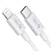 Techly oplaad- en synchronisatiekabel USB-C naar Lightning 1 m wit