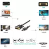 Techly ICOC DSP-C12-030P videokabeladapter 3 m DisplayPort DVI-D zwart