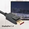 Techly ICOC DSP-A14-010NT DisplayPort-kabel 1 m zwart