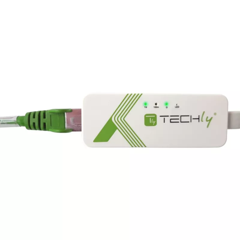 Techly IDATA USB-ETGIGA-3A USB 3.0 Gigabit Ethernet-netwerkadapter