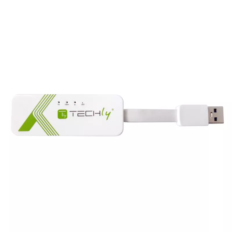 Techly IDATA USB-ETGIGA-3A USB 3.0 Gigabit Ethernet-netwerkadapter