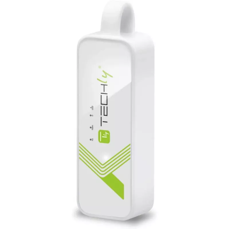 Techly IDATA USB-ETGIGA-3A USB 3.0 Gigabit Ethernet-netwerkadapter
