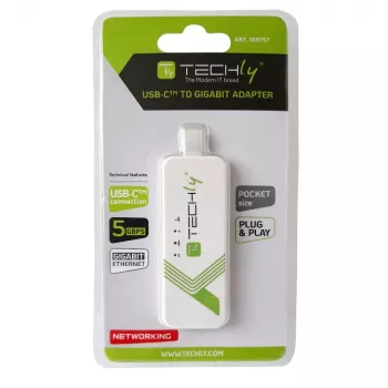 Techly IADAP USB31-ETGIGA3 netwerkkaart Ethernet 5000 Mbit/s