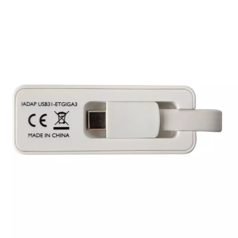 Techly USB 3.1 Type-C naar RJ45 Gigabit Ethernet-adapter, wit